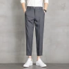 New summer collection: Men's wholesale of thin business formal suit pants, straight-leg casual suit pants with a 90% drape Application Scenario